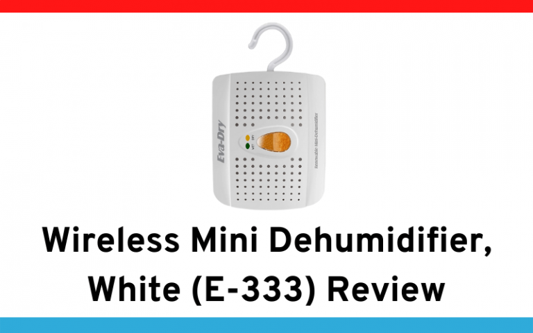 Wireless Mini Dehumidifier, White (E-333)